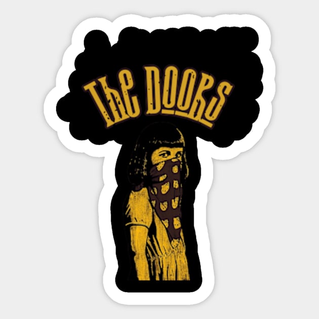 The Doors Sticker by PsychodeMayo